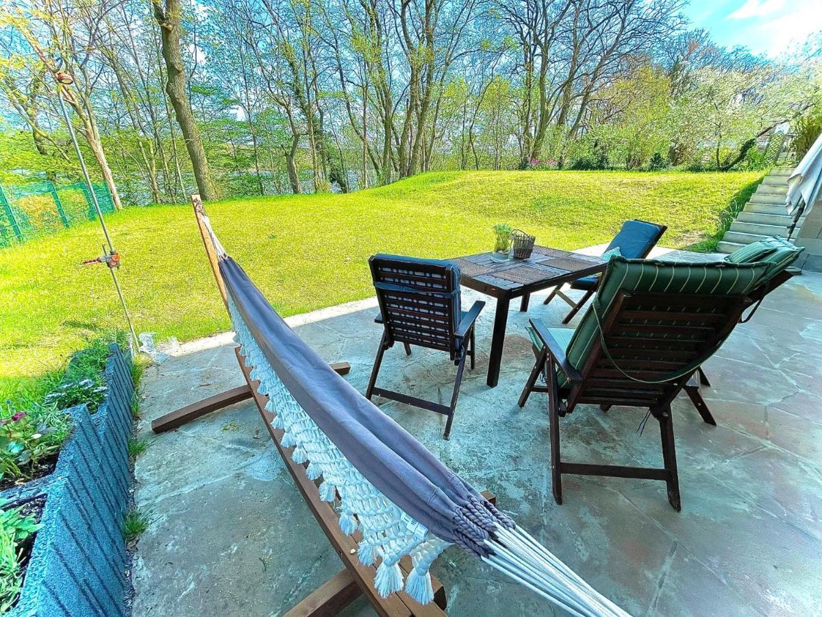שווילווזי 100M2 Fewo Im Haus Am See Mit Garten Bei Potsdam מראה חיצוני תמונה